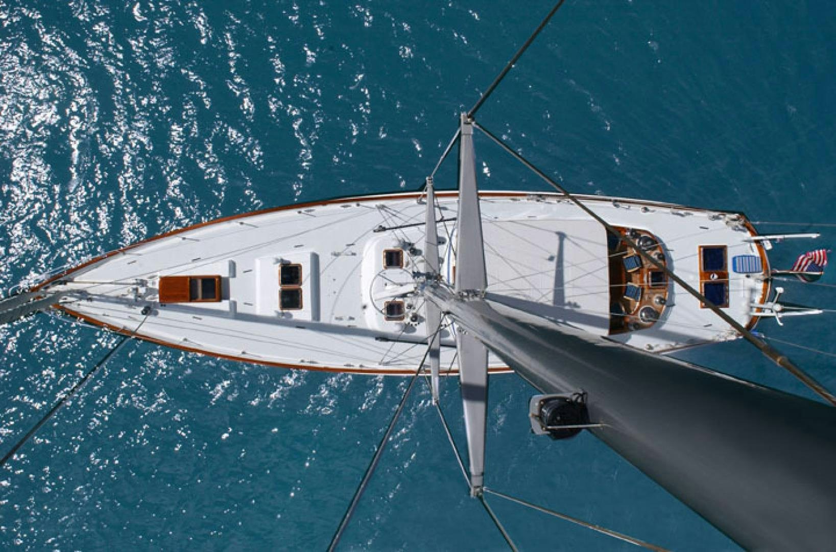 a boat in the water aboard ARIA Yacht for Sale