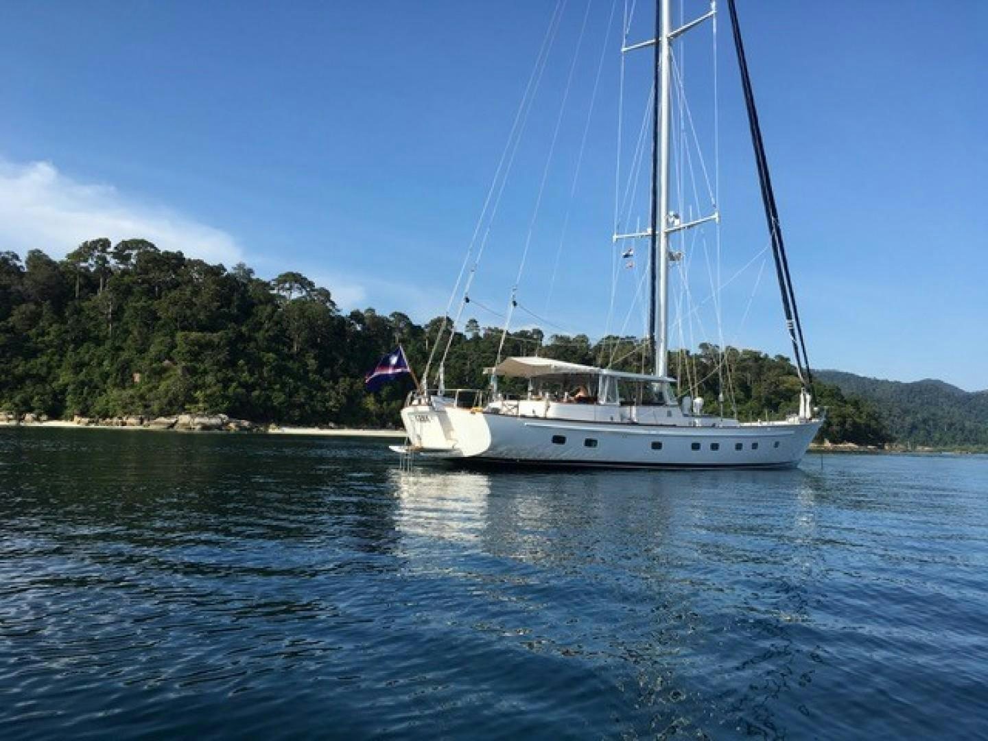 a boat on the water aboard ARIA Yacht for Sale