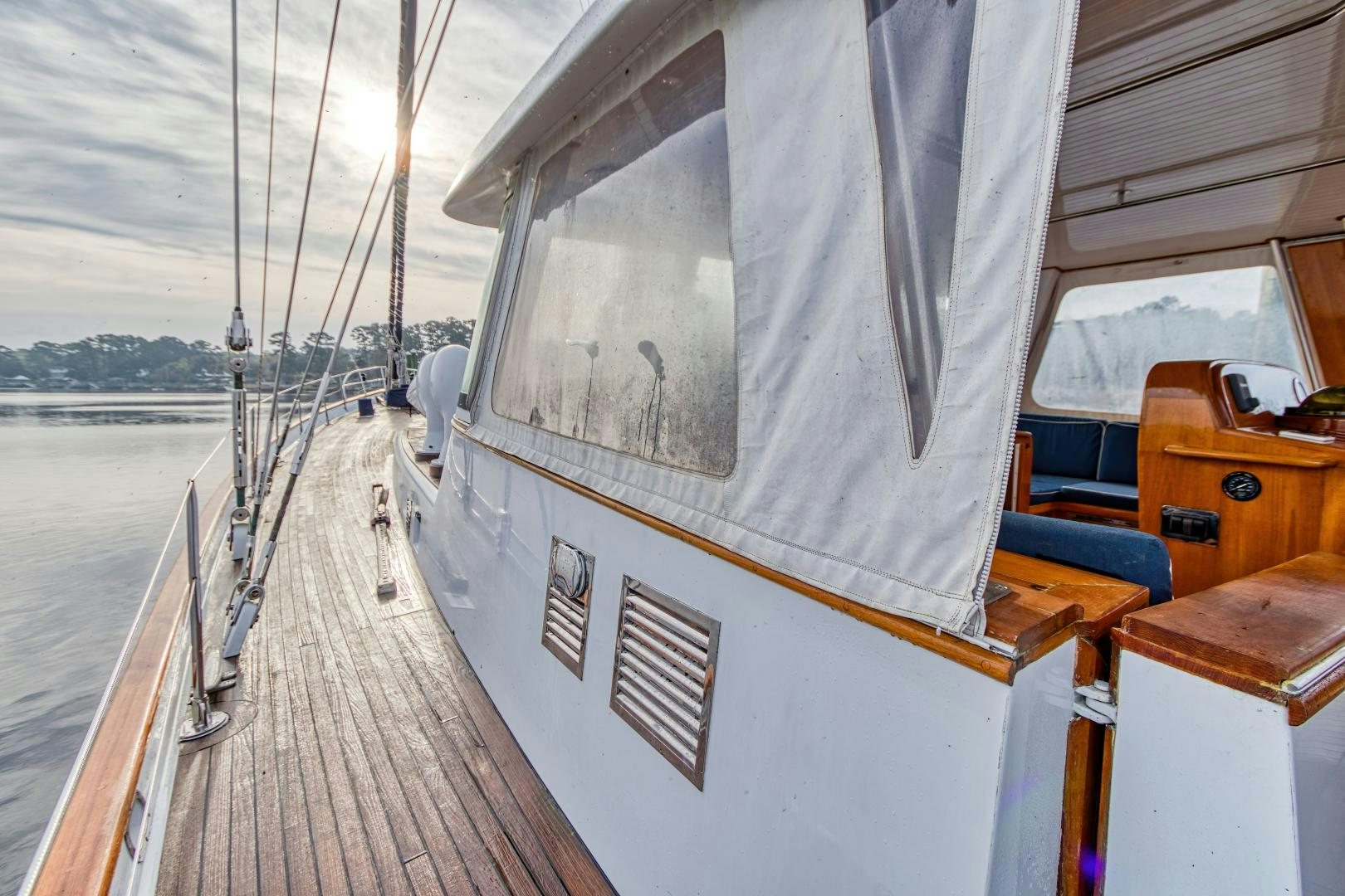 a boat on the water aboard ARIA Yacht for Sale