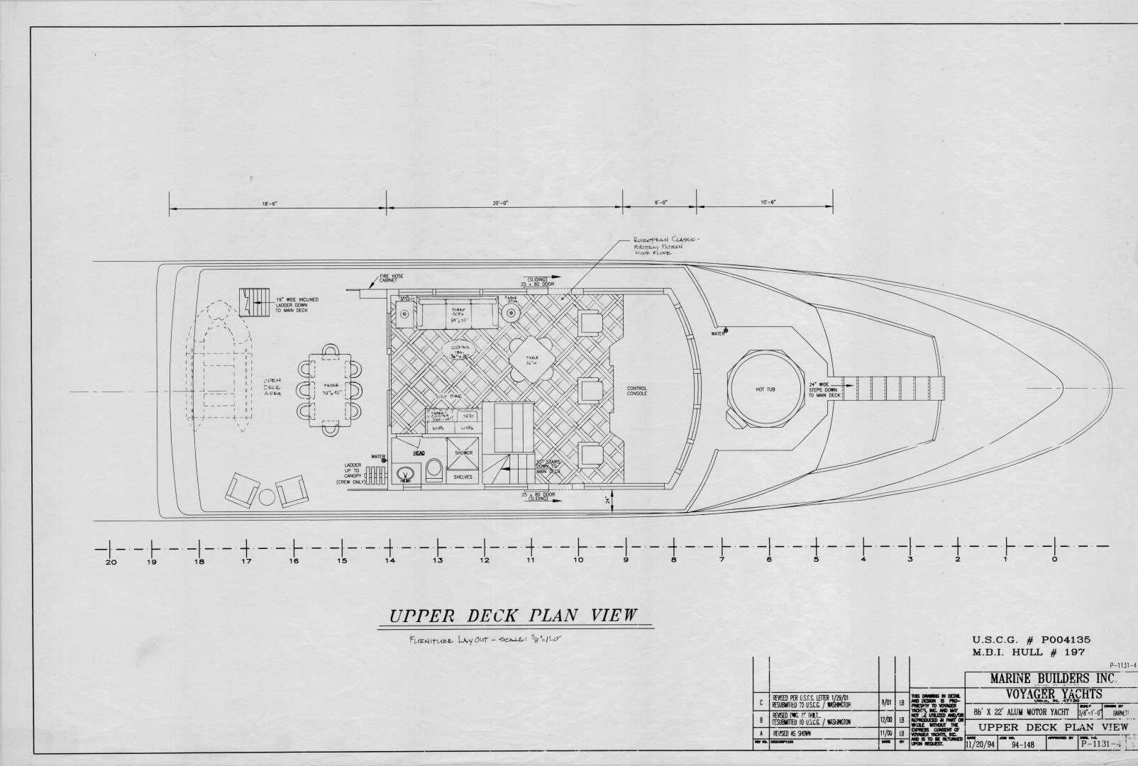 diagram, engineering drawing aboard JENNY LYNNE Yacht for Sale