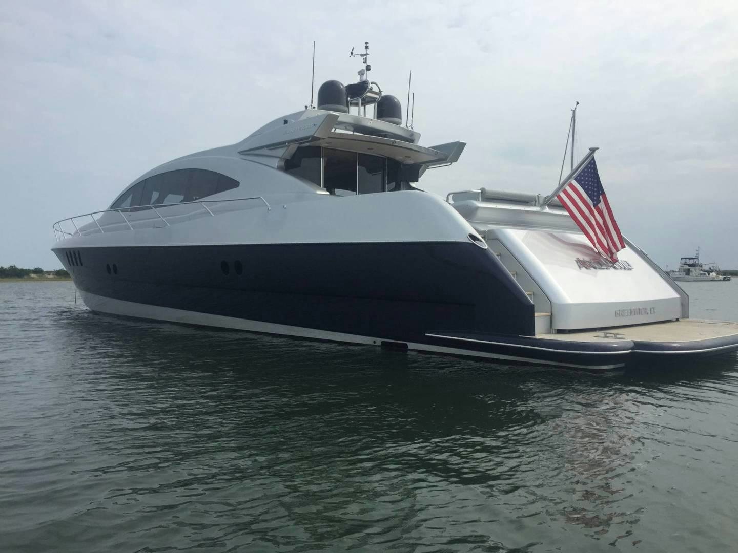 a boat on the water aboard ANDIAMO Yacht for Sale