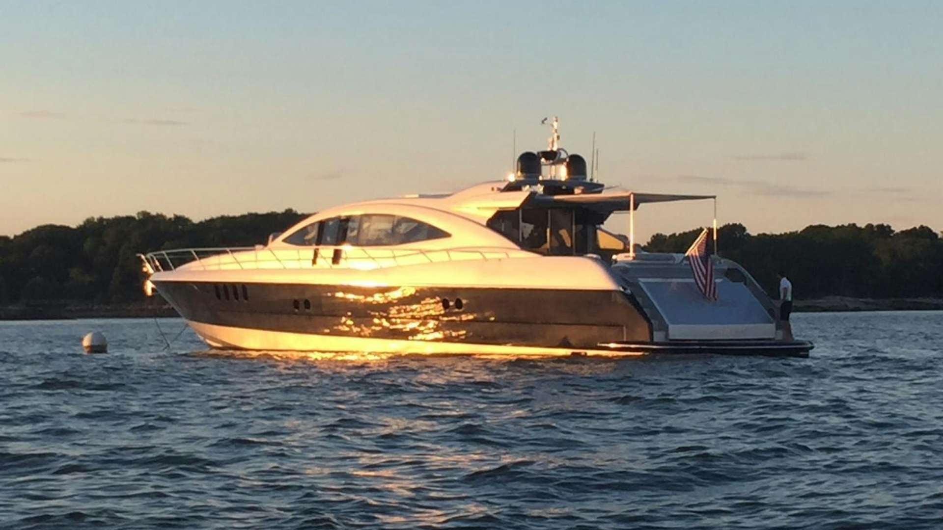 a boat in the water aboard ANDIAMO Yacht for Sale
