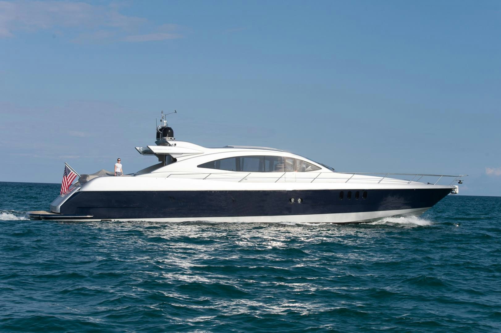 a boat in the water aboard ANDIAMO Yacht for Sale