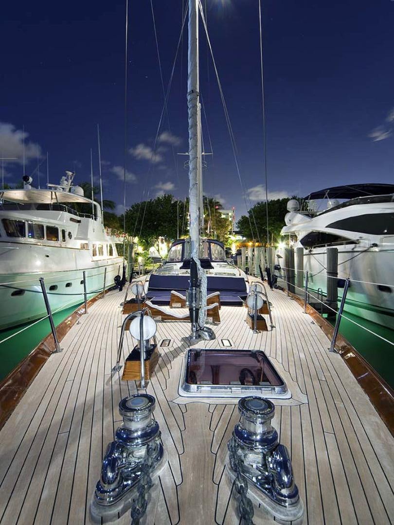 a group of boats on a dock aboard HERMIE LOUISE Yacht for Sale