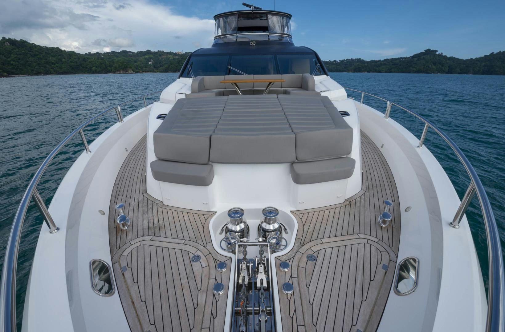 a boat on the water aboard PURA VIDA Yacht for Sale