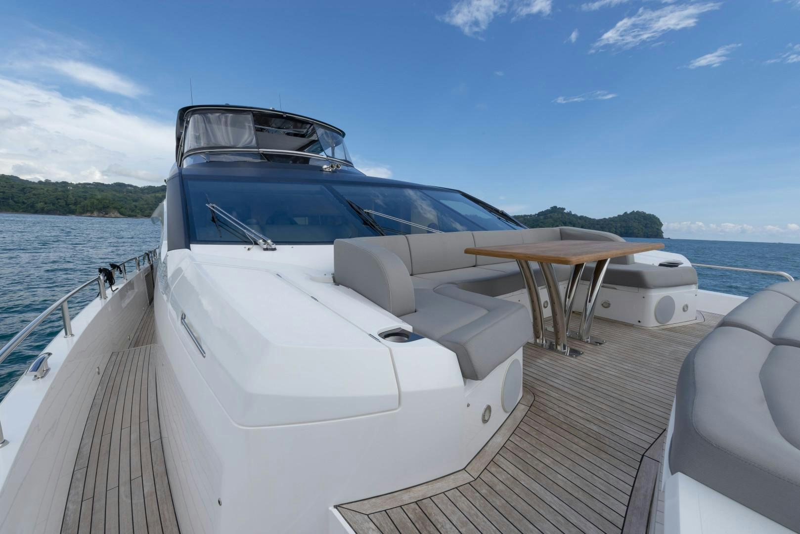 a boat on the water aboard PURA VIDA Yacht for Sale