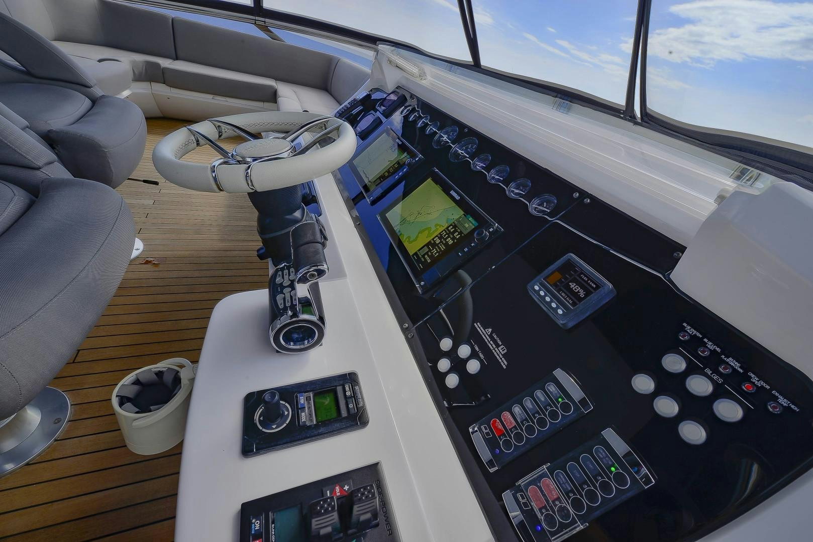 a machine on the counter aboard PURA VIDA Yacht for Sale