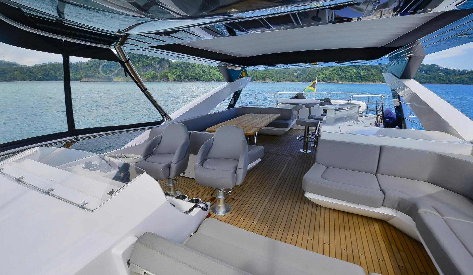 a boat on the water aboard PURA VIDA Yacht for Sale