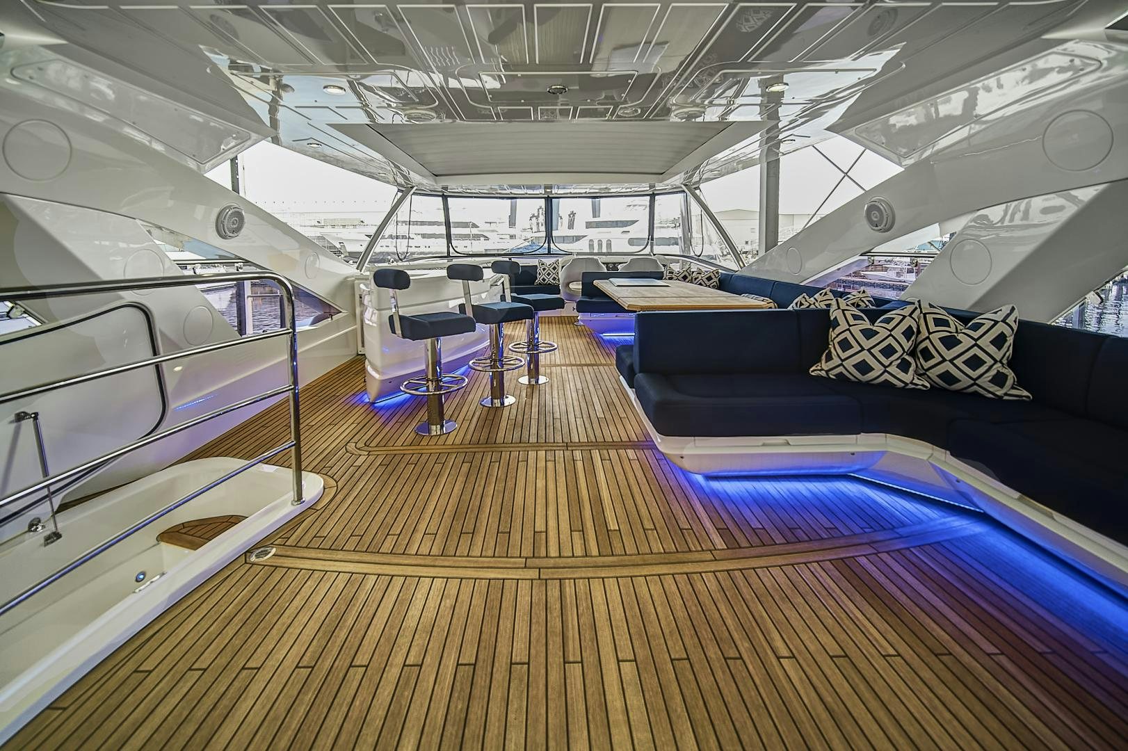 inside of a plane aboard 'S NOON SOMEWHERE Yacht for Sale