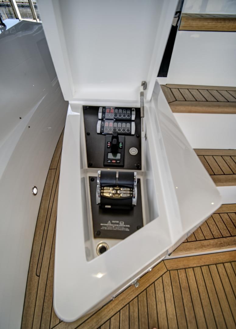 a white machine with buttons aboard 'S NOON SOMEWHERE Yacht for Sale