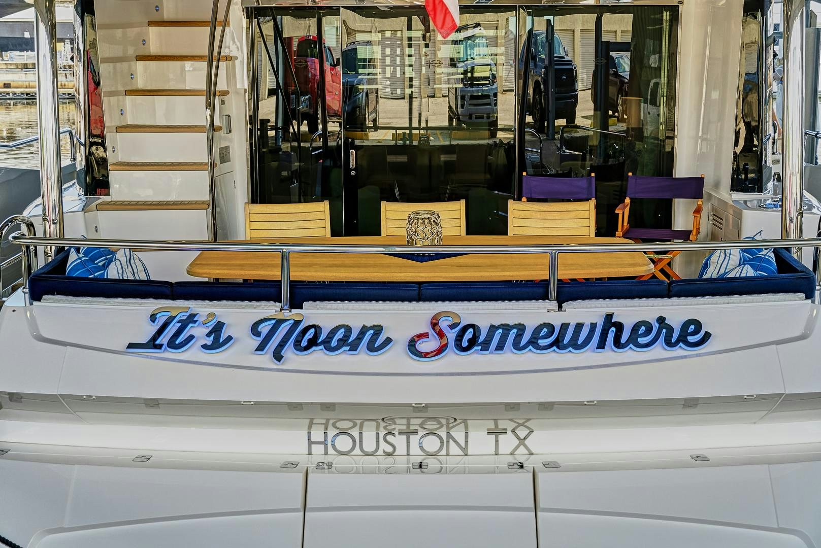 calendar aboard 'S NOON SOMEWHERE Yacht for Sale