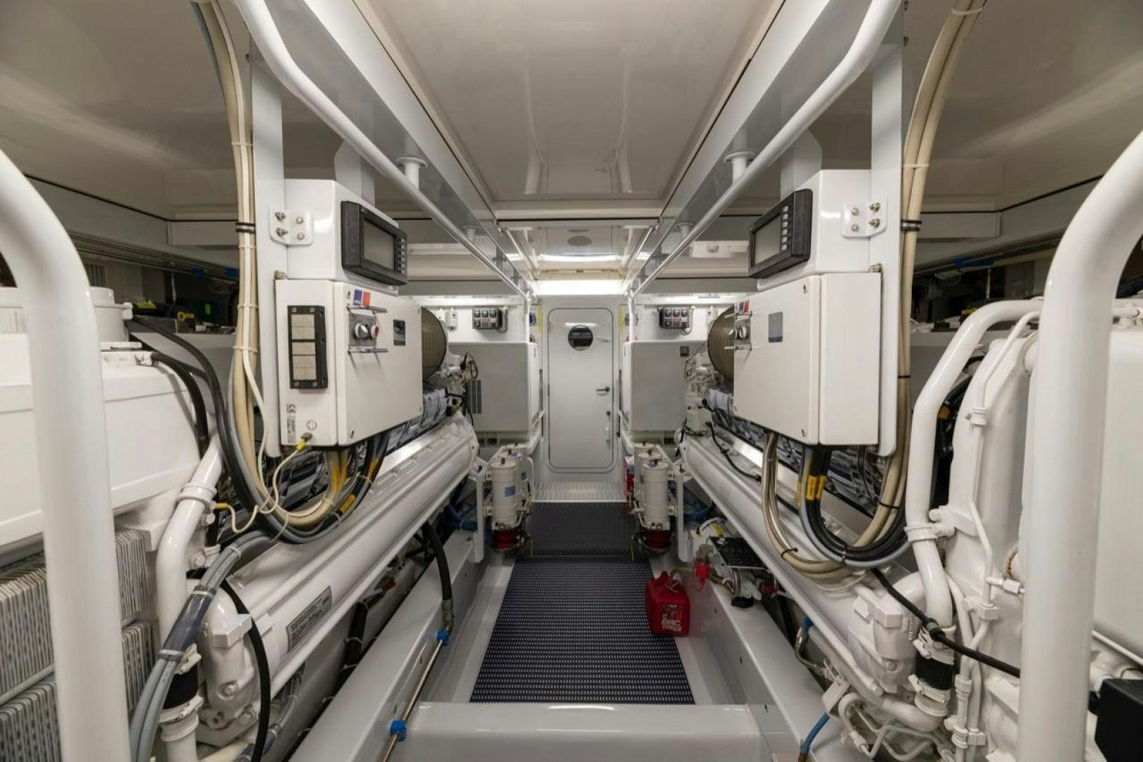 inside of a vehicle aboard DESTINY Yacht for Sale