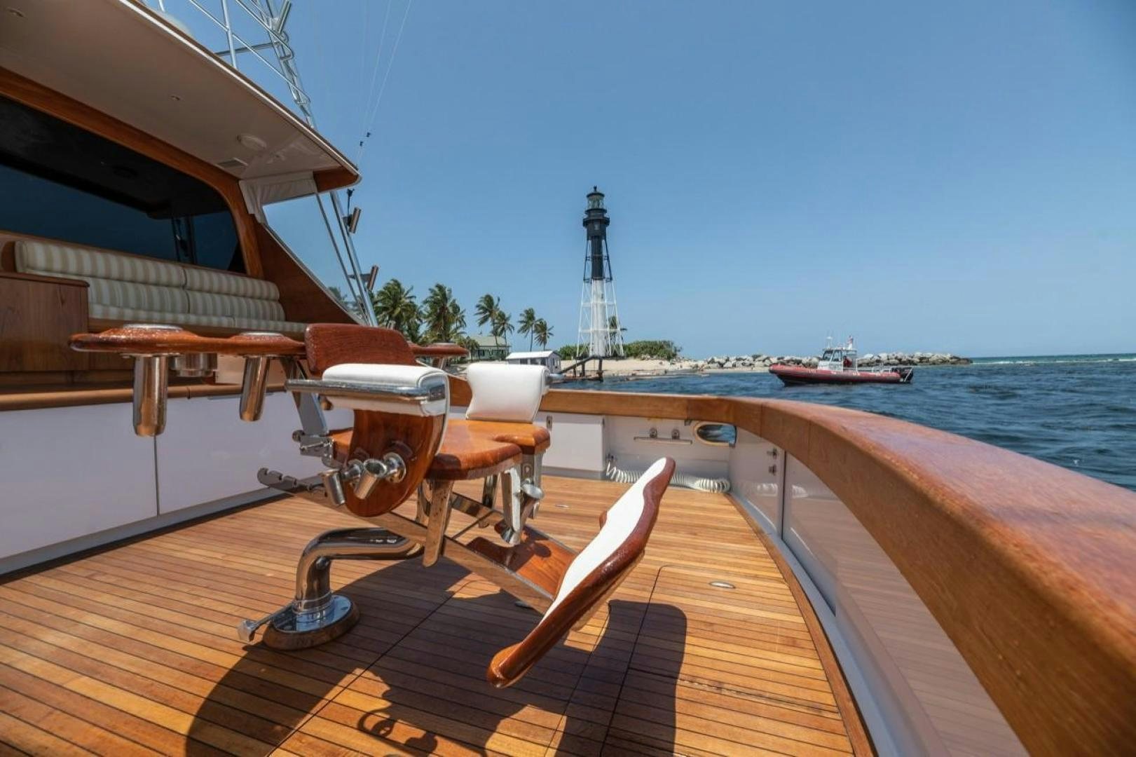 a boat on the water aboard DESTINY Yacht for Sale