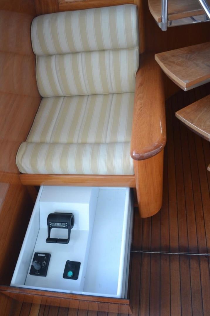 a white rectangular object with a screen aboard DESTINY Yacht for Sale