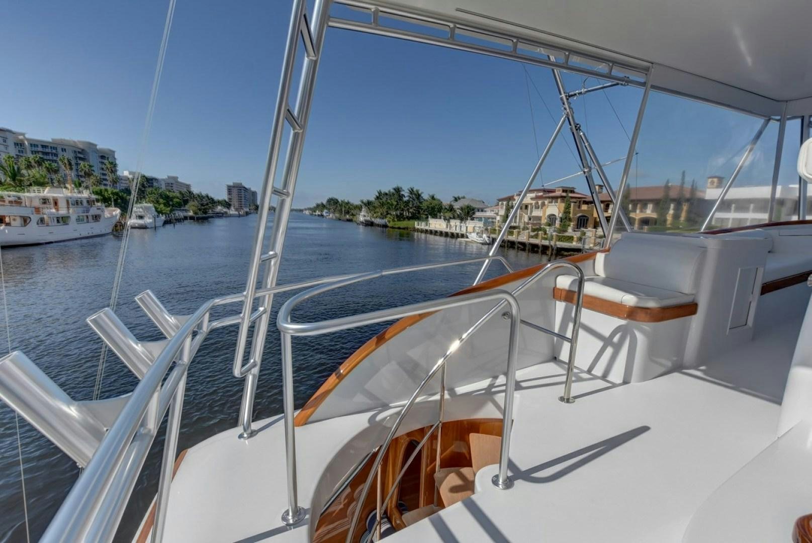 a boat on the water aboard III AMIGOS Yacht for Sale
