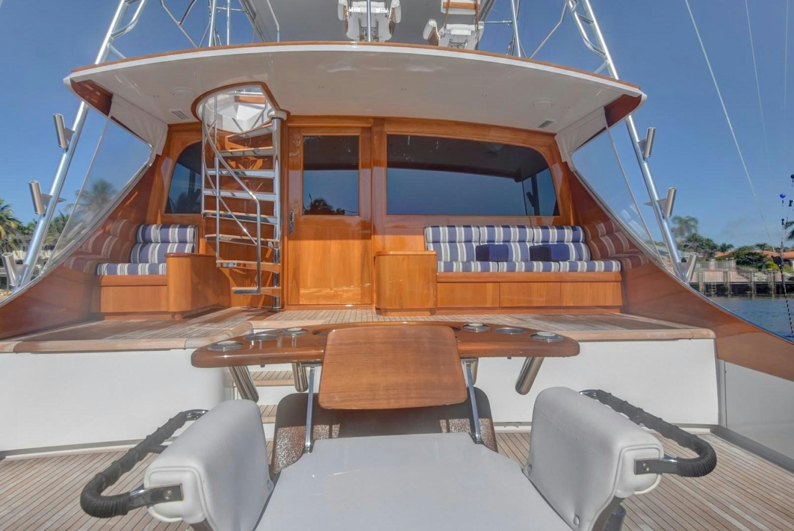 a boat on the water aboard III AMIGOS Yacht for Sale