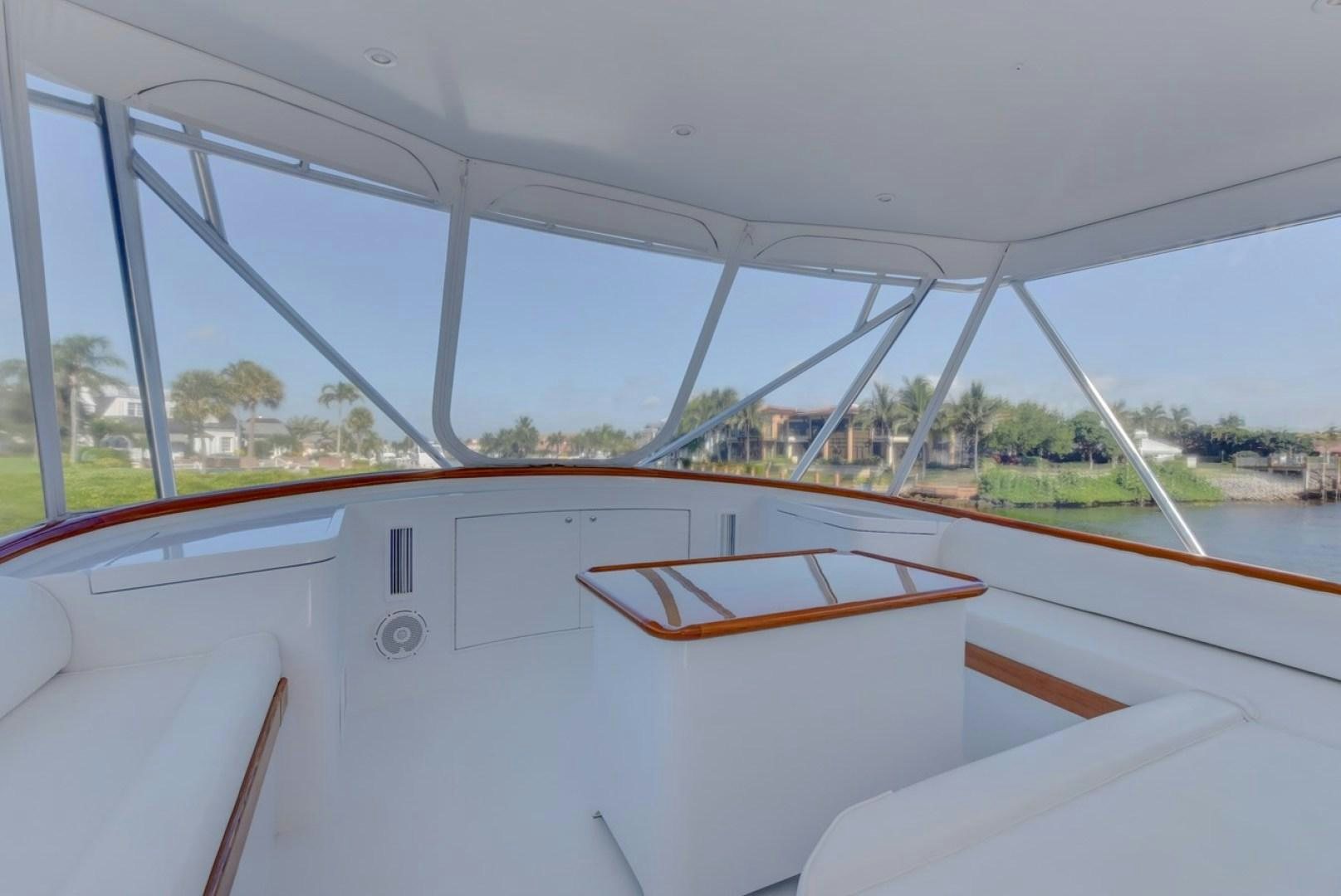 the inside of a car aboard III AMIGOS Yacht for Sale