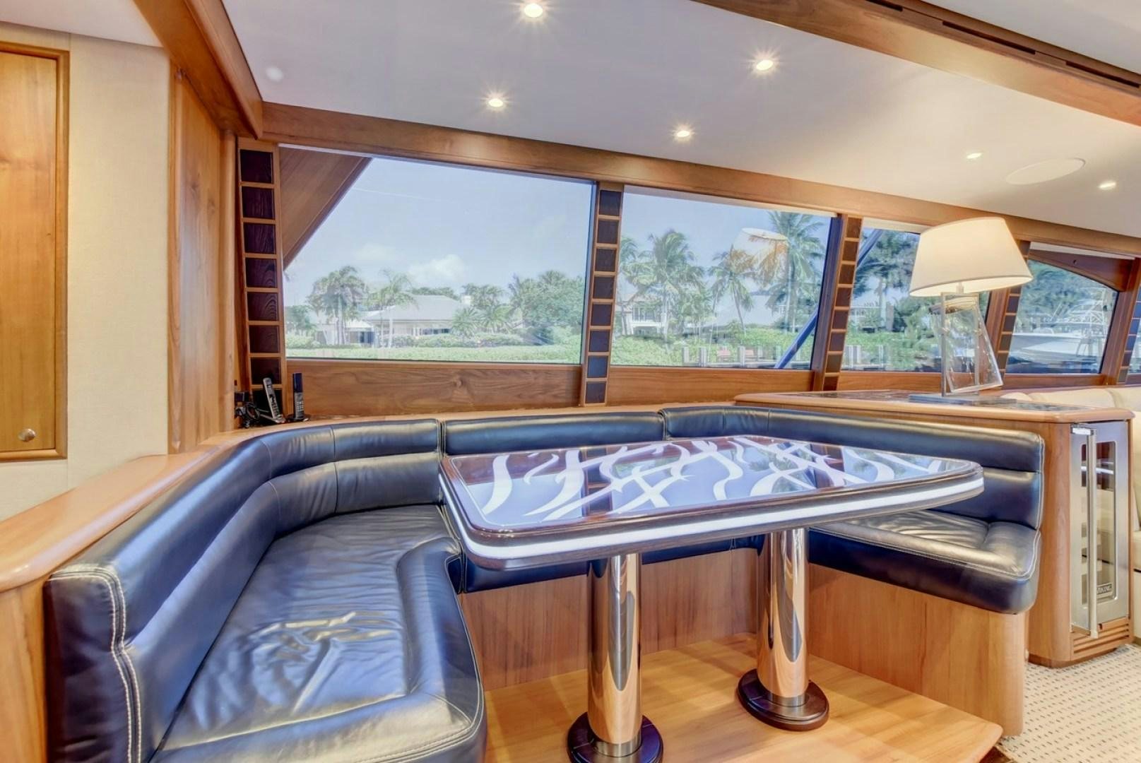 a pool table in a room aboard III AMIGOS Yacht for Sale