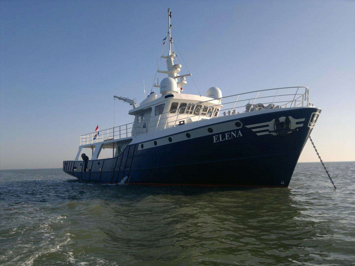 a boat on the water aboard ELENA Yacht for Sale