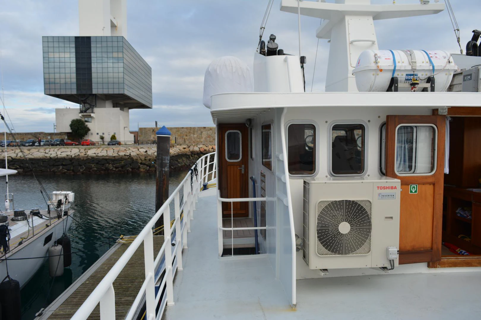 a boat on the water aboard ELENA Yacht for Sale