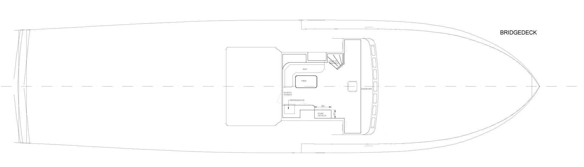 diagram aboard ELENA Yacht for Sale