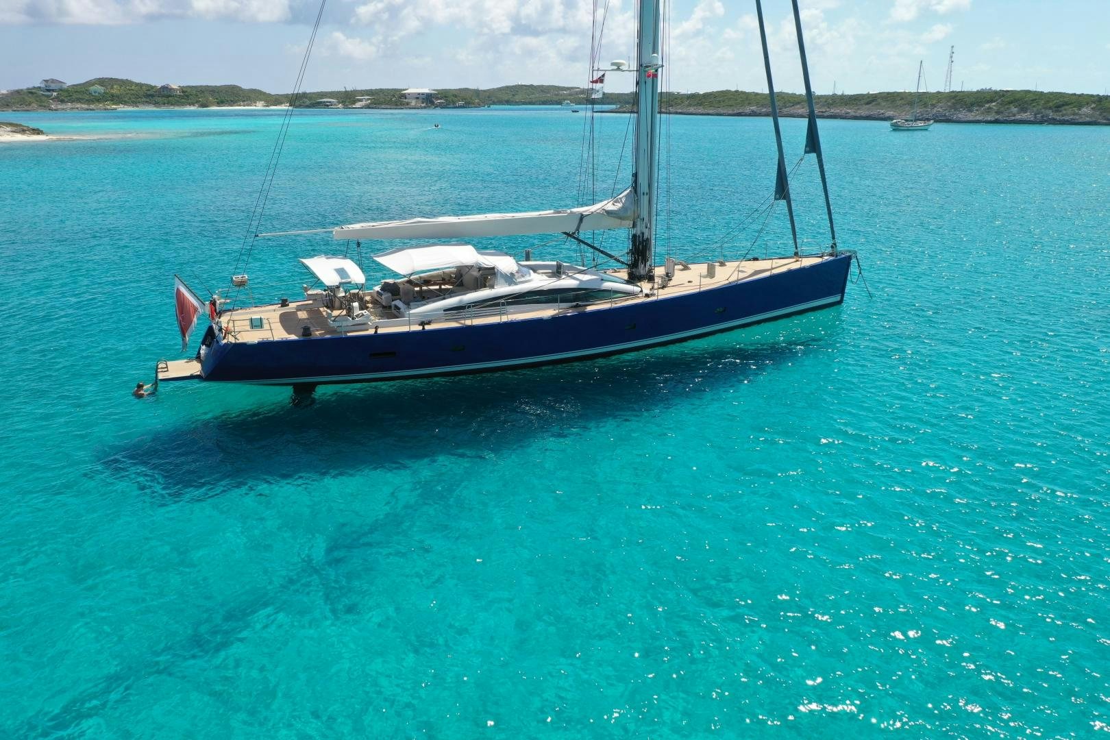 a boat in the water aboard CAPRICHO II Yacht for Sale
