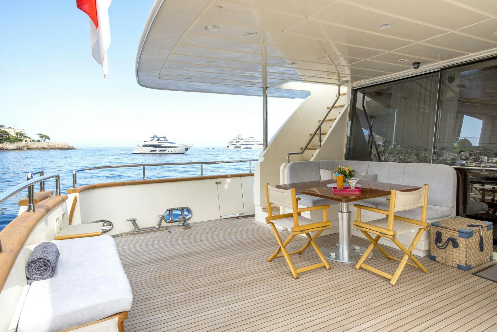 a boat on the water aboard ACE1 Yacht for Sale