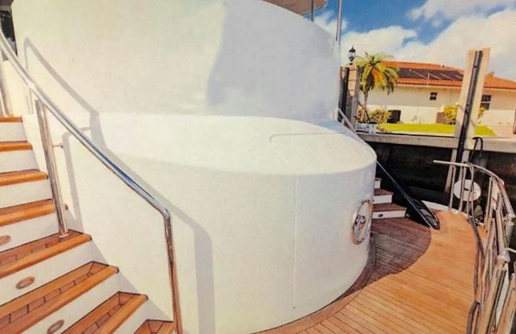 a large white tent aboard ARTHUR'S WAY Yacht for Sale