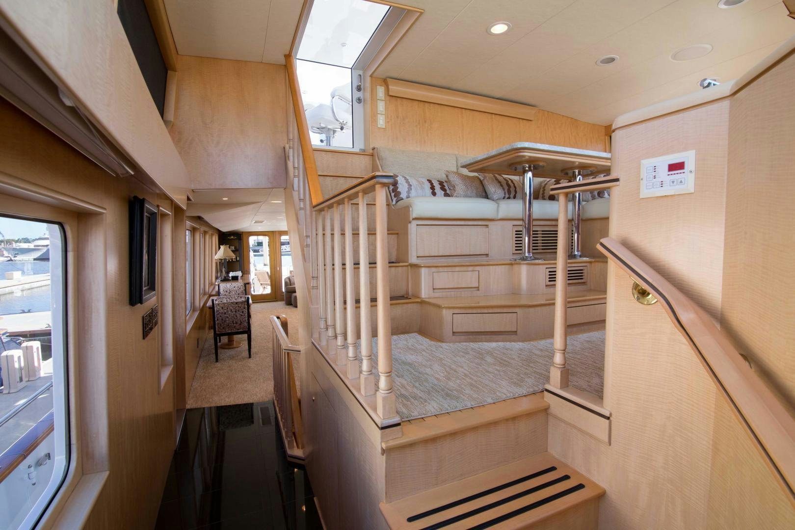 a bunk bed in a room aboard ROAMIN' HOLIDAY Yacht for Sale