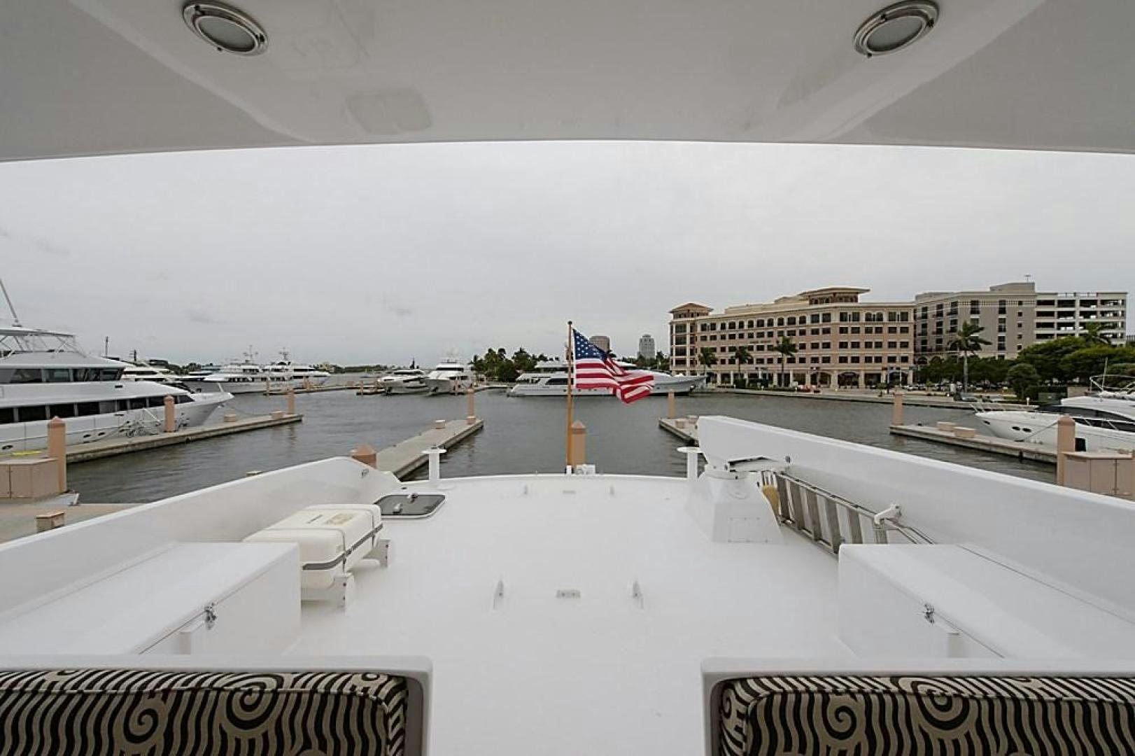 a view of a city from a rooftop aboard ROAMIN' HOLIDAY Yacht for Sale