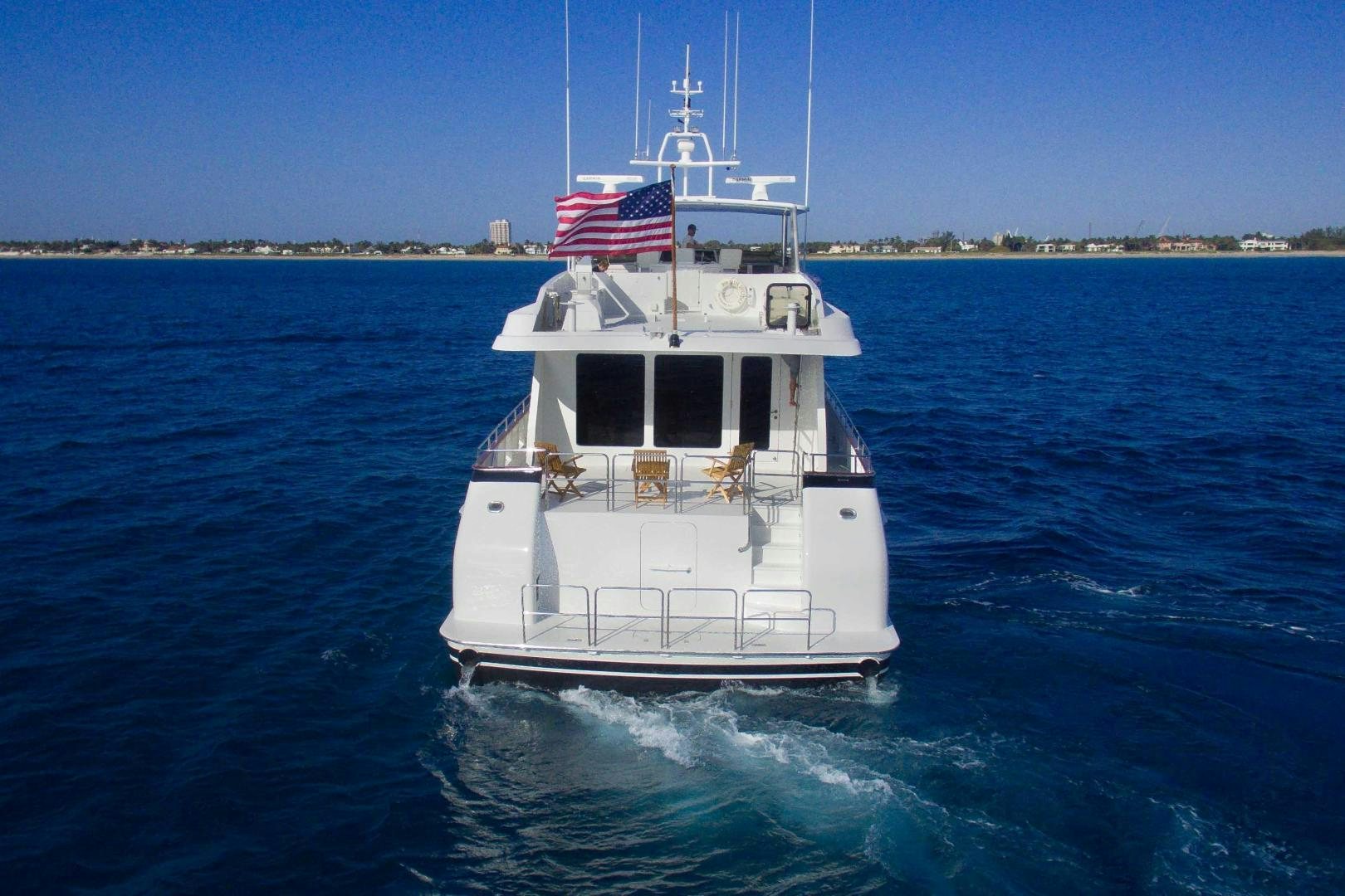 a boat on the water aboard ROAMIN' HOLIDAY Yacht for Sale