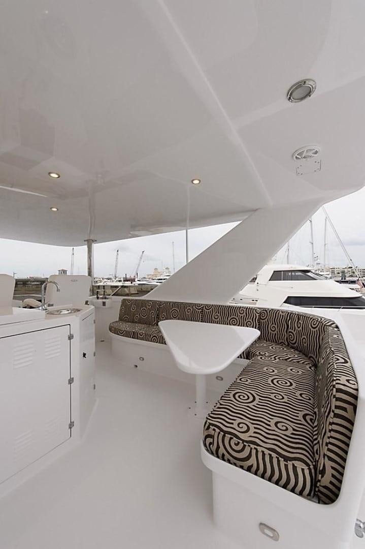a large room with a large window aboard ROAMIN' HOLIDAY Yacht for Sale