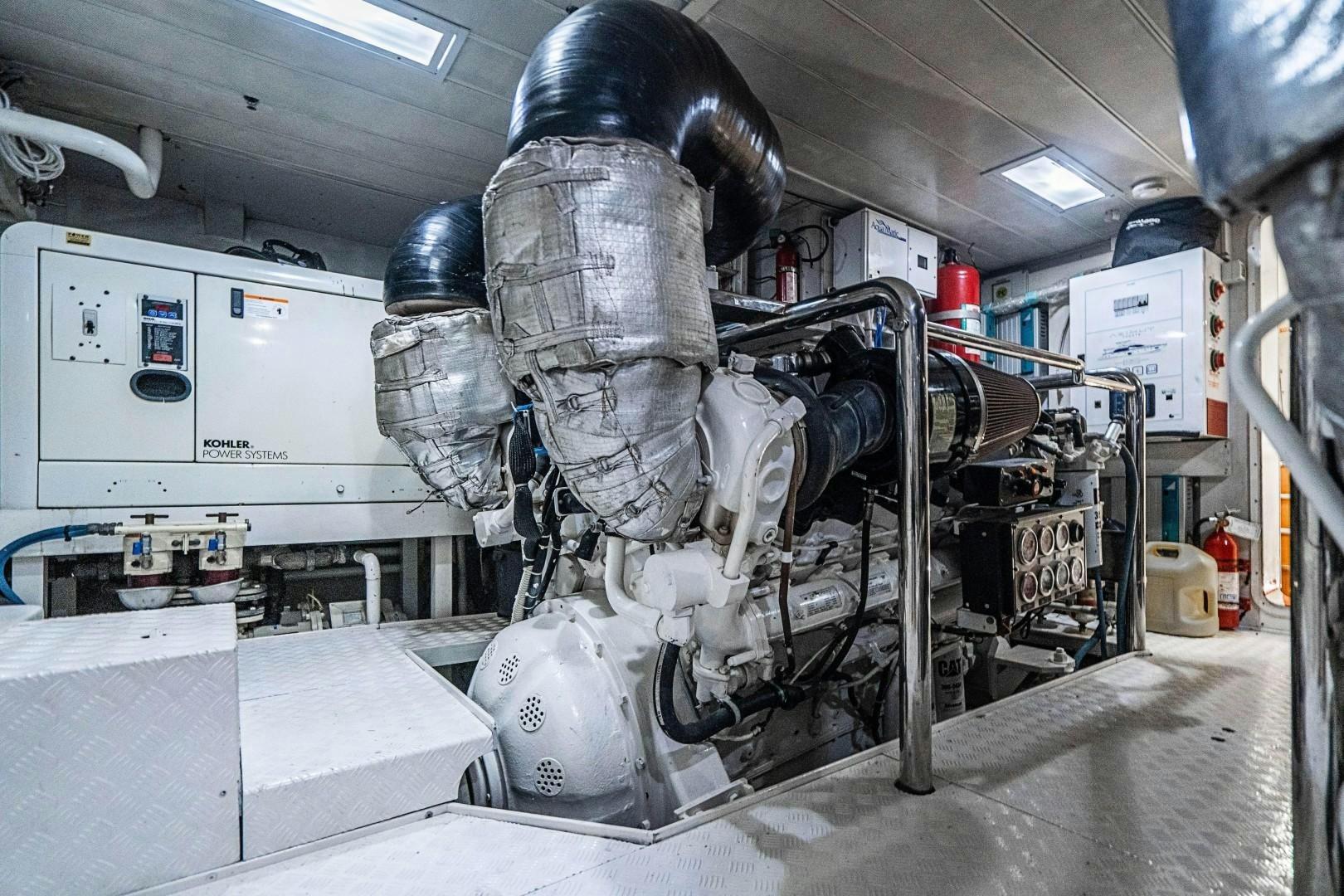 a person in a space suit aboard Blue Yacht for Sale