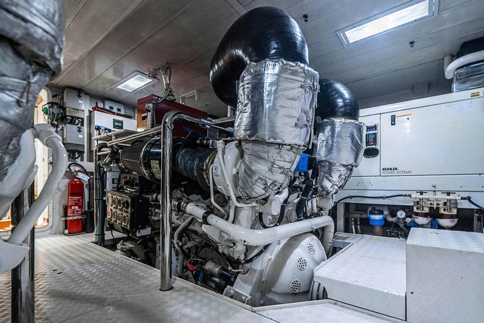 a person in a space suit aboard Blue Yacht for Sale