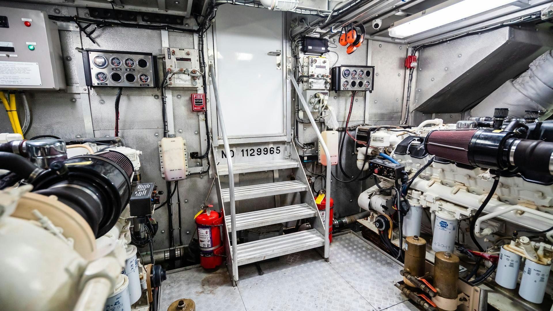 a room with machinery aboard COME MONDAY Yacht for Sale