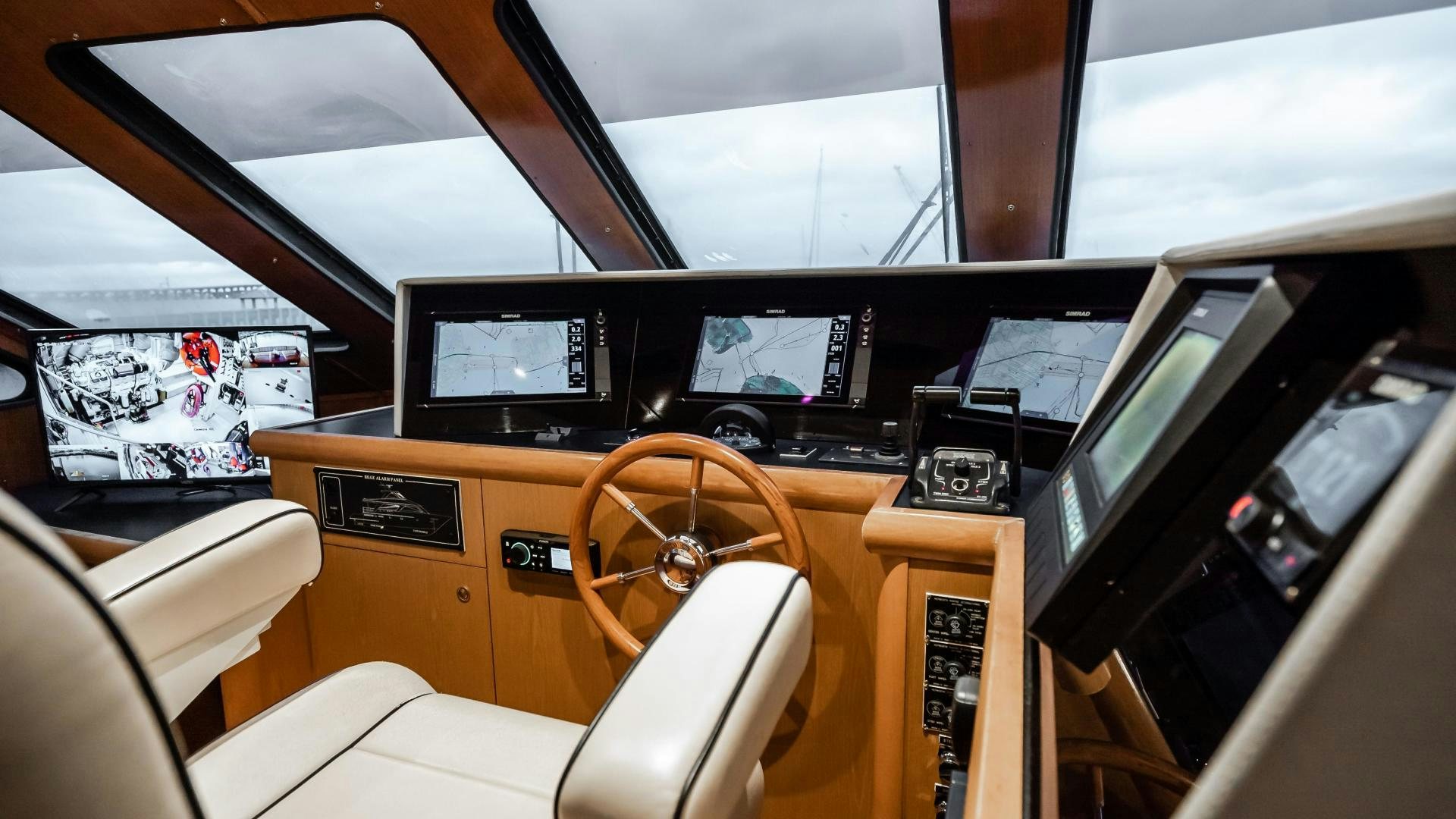 inside of a vehicle aboard COME MONDAY Yacht for Sale