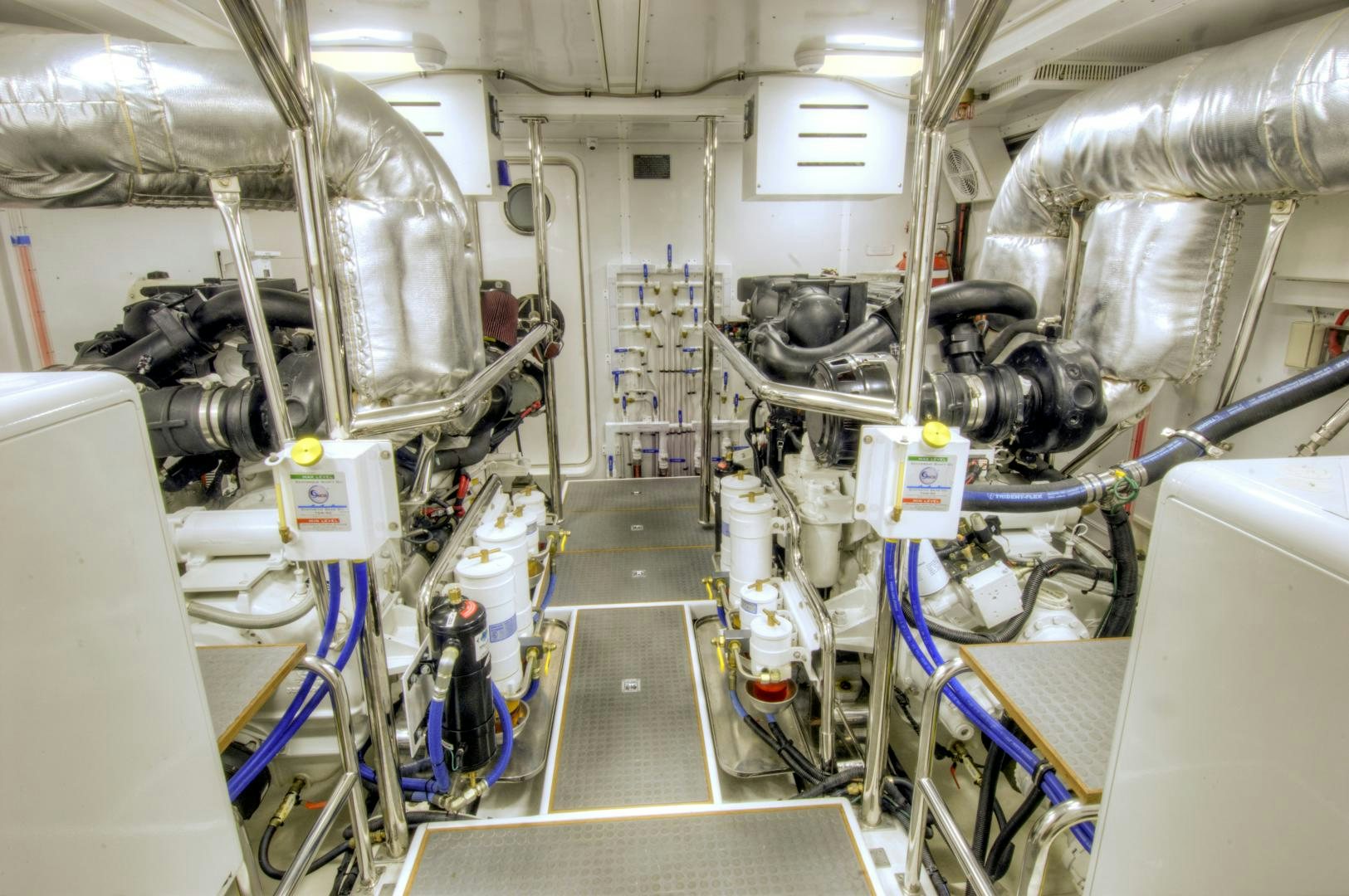 a room with machinery aboard No Name Yacht for Sale