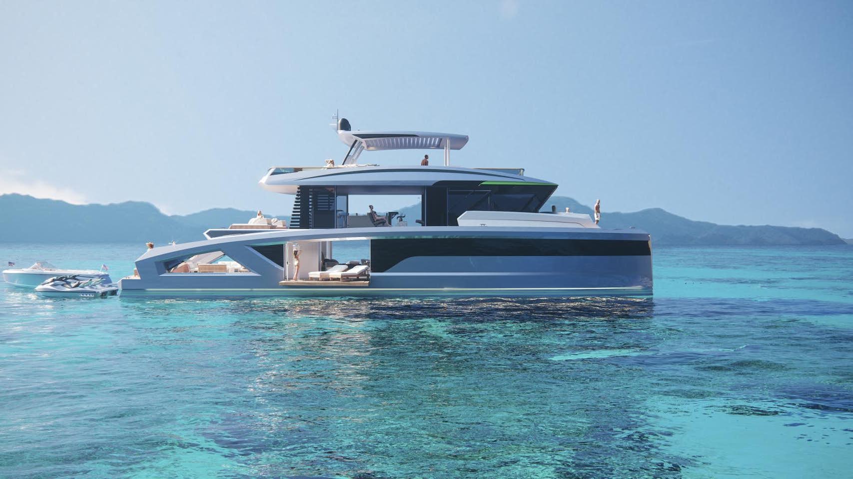 a boat in the water aboard CORONA 85 Yacht for Sale