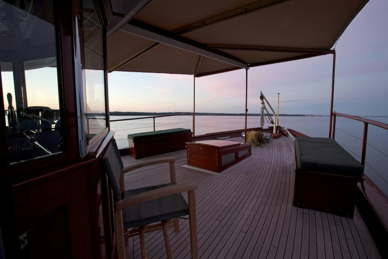 a boat on the water aboard ENTICER Yacht for Sale