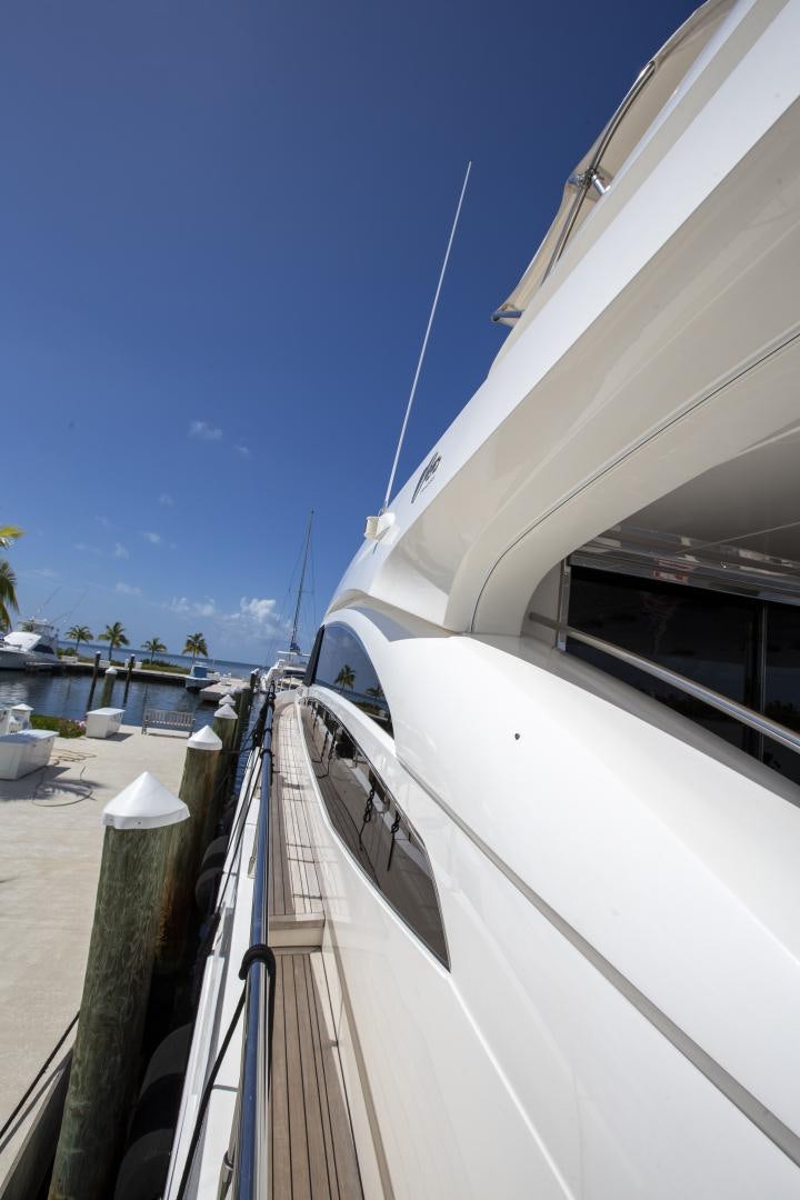 a boat on the water aboard LAS BRISAS Yacht for Sale