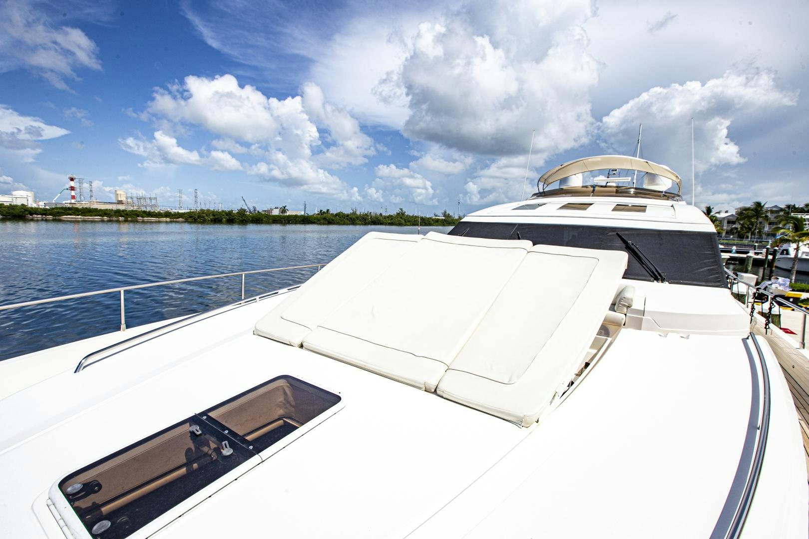 a boat on the water aboard LAS BRISAS Yacht for Sale