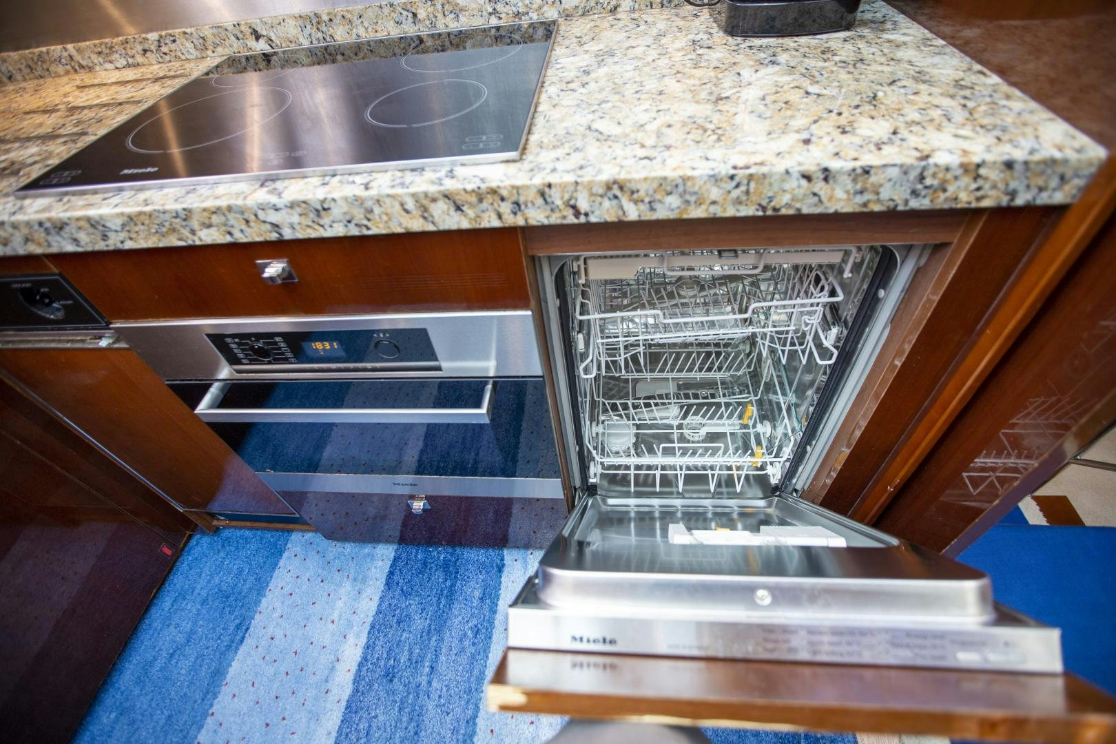 an oven with a glass door aboard LAS BRISAS Yacht for Sale