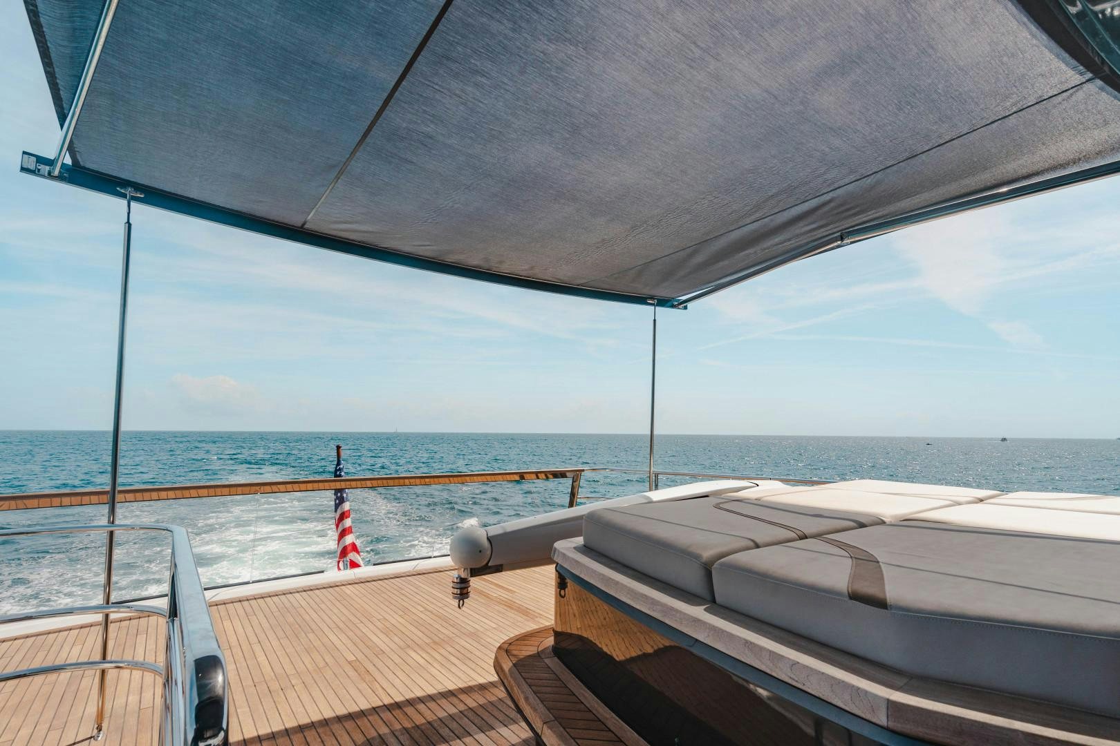 a boat on the water aboard KAOS Yacht for Sale
