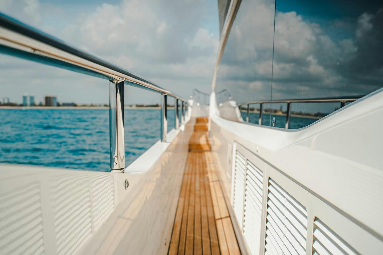 a boat on the water aboard KAOS Yacht for Sale