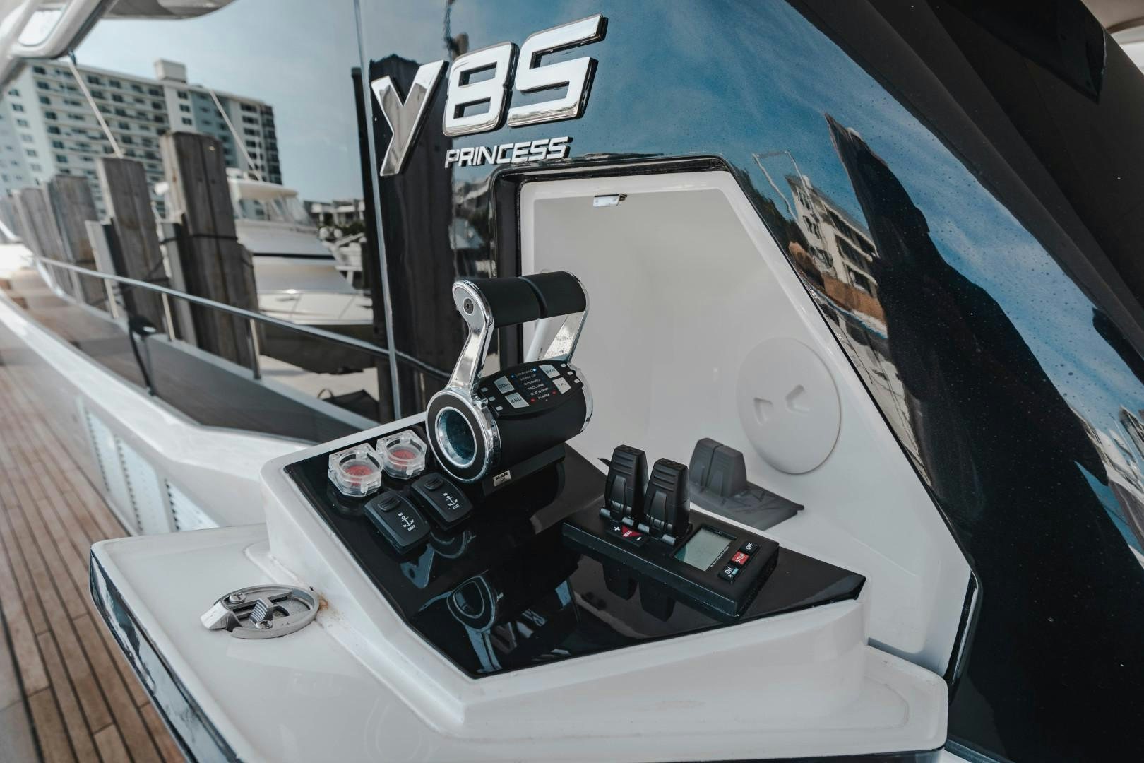 a machine on the counter aboard KAOS Yacht for Sale