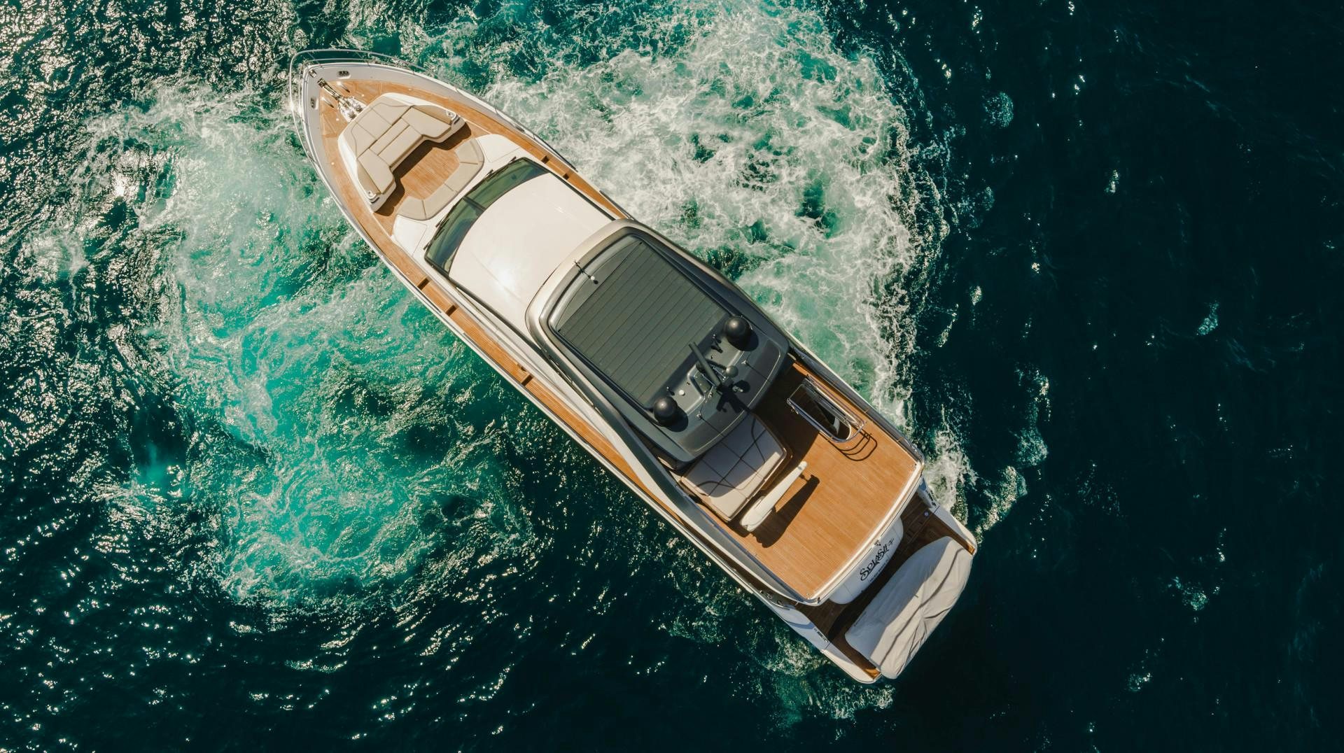 a satellite in the water aboard KAOS Yacht for Sale