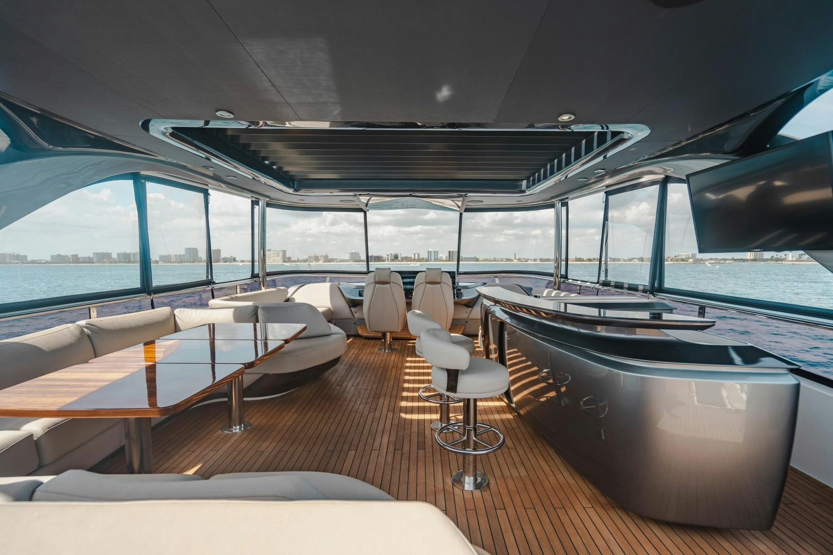 inside of a boat aboard KAOS Yacht for Sale