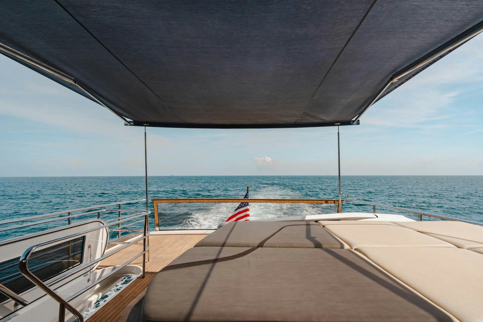 a boat on the water aboard KAOS Yacht for Sale