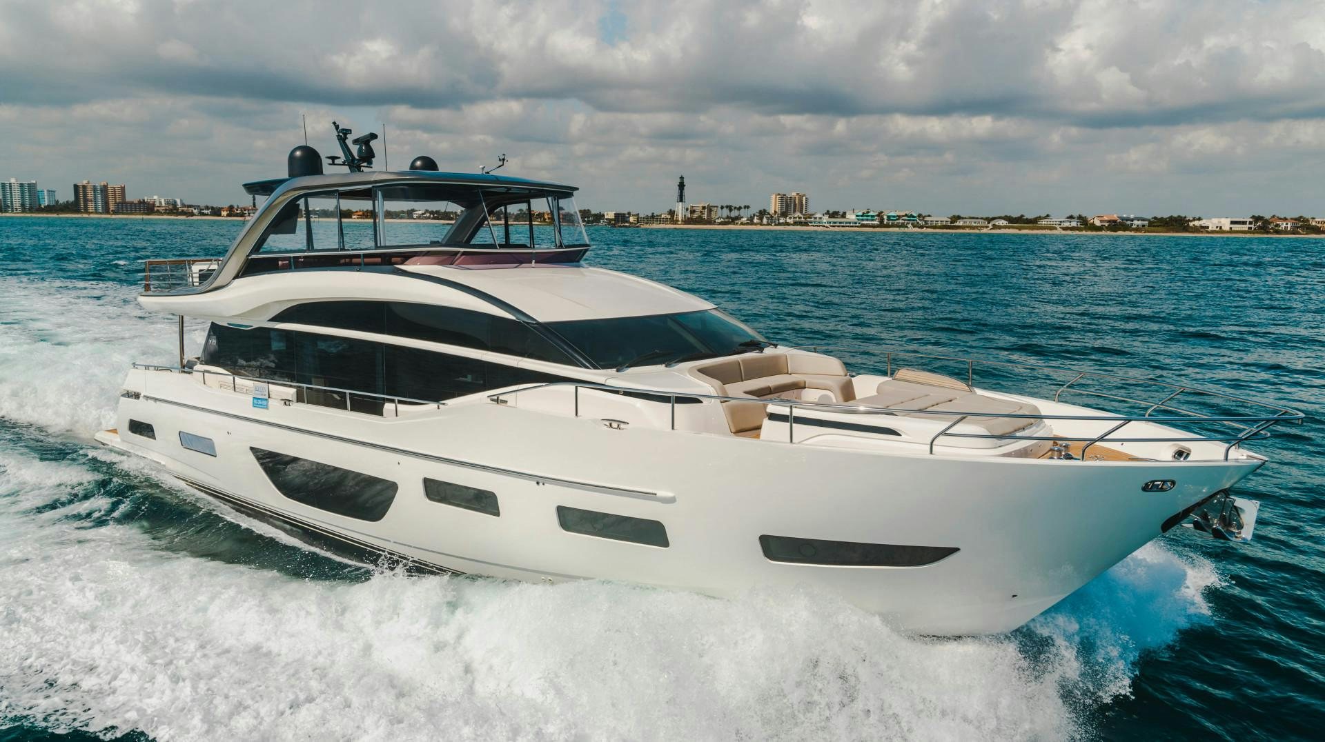 a boat on the water aboard KAOS Yacht for Sale