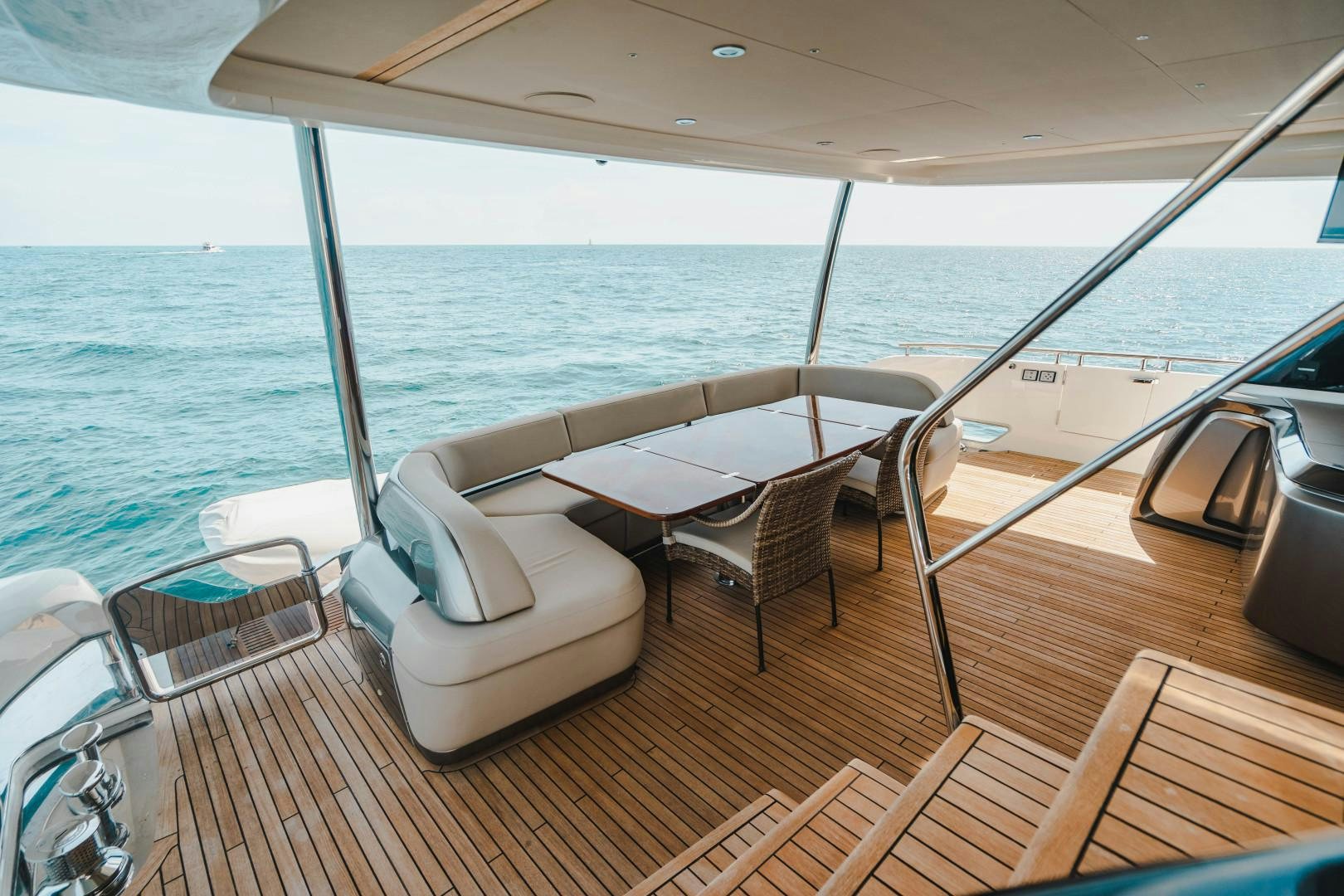 a boat on the water aboard KAOS Yacht for Sale